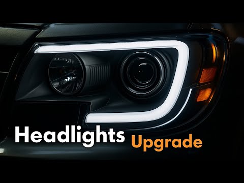 Tacoma headlights 2nd gen | TacomaBeast LED Headlights upgrade Install