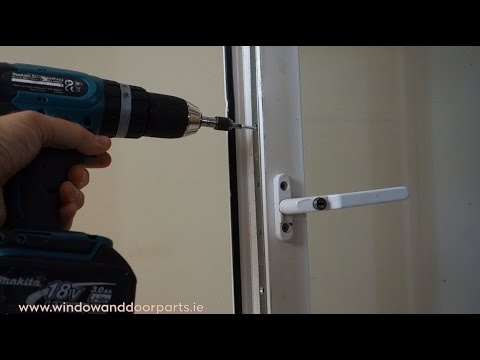 How to replace a window espag lock in a uPVC window
