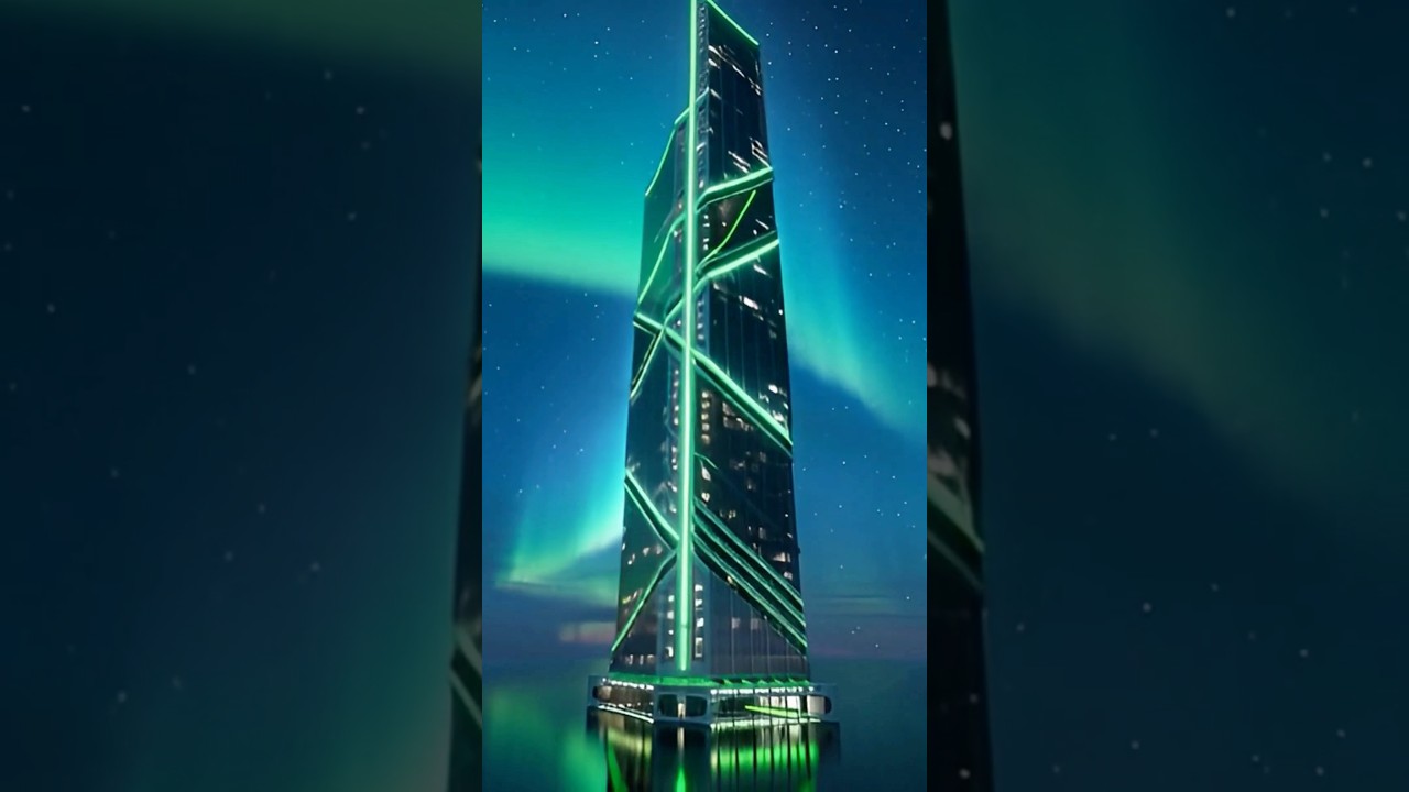 Minecraft Skyscrapers x AI #shorts