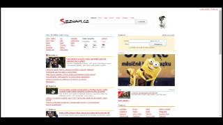 Homepage TV - Seznam.cz - SAZKAmobil - kampaň Šťastný tarif