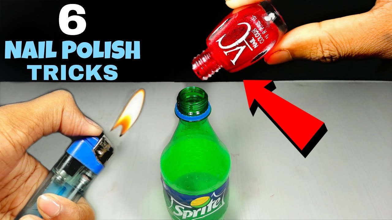 6 Amazing Nail Polish Tricks || Easy Science Experiments With Nail Polish