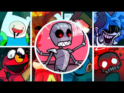 TERMINATION but Every Turn a Different Character Sings🎙 (FNF QT: Rewired)