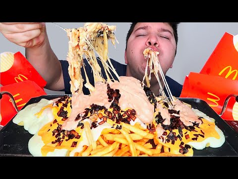 MCDONALD'S ANIMAL STYLE FRIES • Mukbang & Recipe