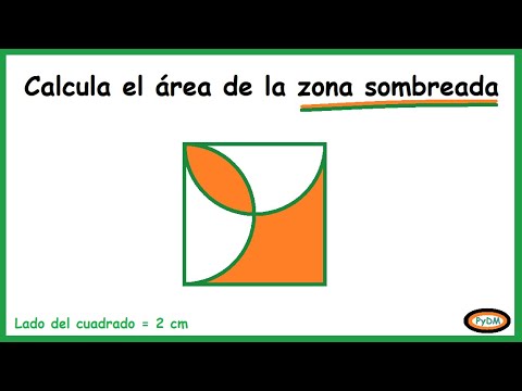 Reto de área sombreada en un cuadrado (nivel 1)