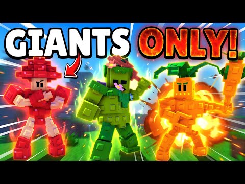 Can Our GIANT TEAM SOLO the IMPOSSIBLE GRAVEYARD Map In Garden Tower Defense