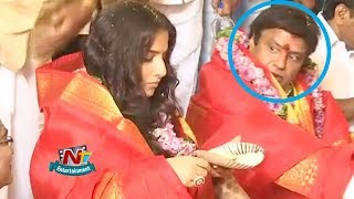 Balakrishna & Vidya Balan Offer Special Prayers At Venkateswara Temple | Nimmakuru