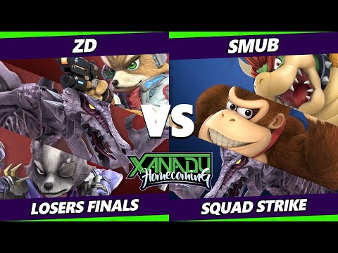 Xanadu Homecoming Losers Finals - ZD Vs. smub - Smash Ultimate - SSBU