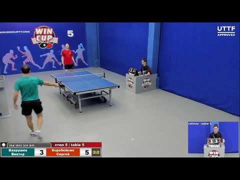 12:30 Вахрушев Виктор 2-3 Коробейник Сергей стол 5 ЮГ-2   30.01.21