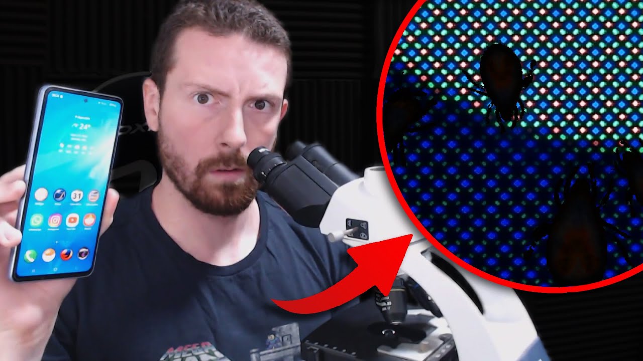 Coloquei meu celular no microscópio - É nojento?