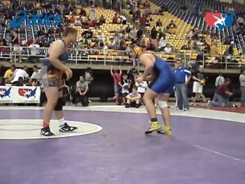 USAW Cadet Folkstyle Nationals: 285 pound final - John Dreggors vs. Isaac Eichman