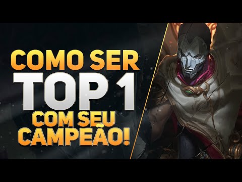 Como SER TOP 1 BR com o SEU CAMPEÃO - League of Legends