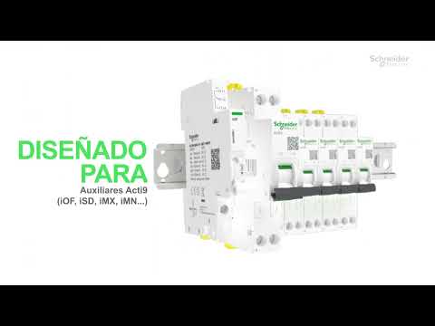 Interruptor combinado compacto Acti9 iCVm40 RCBO 18 mm