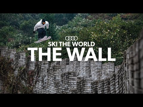 Candide Thovex skiing The Great Wall of China