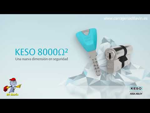 KESO 8000Ω2  Cilindro de perfil europeo en El Llavín Santander