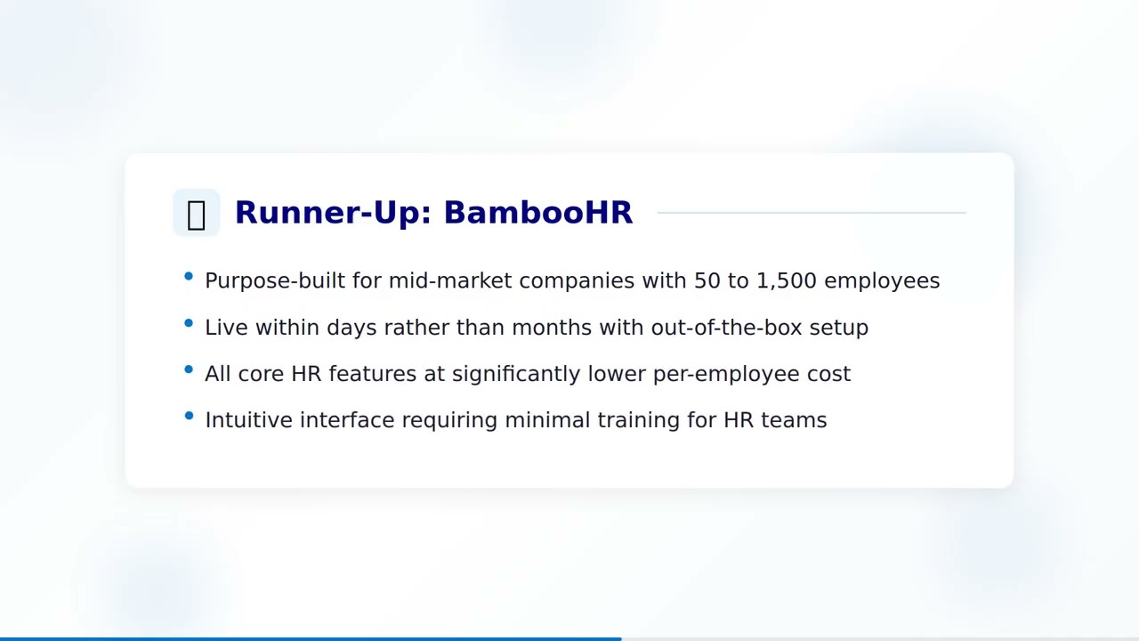Best Workday Alternatives