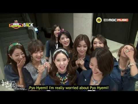 [ENG SUB] [131102] Nine Muses - Show Champion BTS