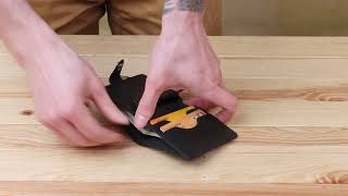 Шкіряний чоловічий гаманець Shvigel 16474 чорний