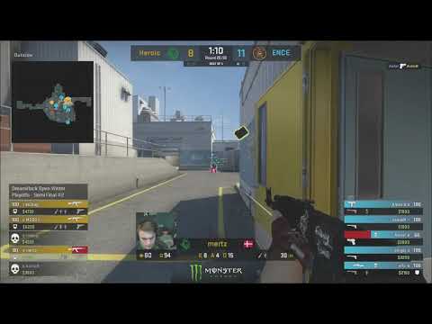CS:GO Event Aerial 3 P250 kills Heroic vs ENCE at DreamHack Open Winter 2018