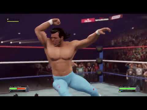 WWE 2k22 : WWF SATURDAY NIGHT MAIN EVENT : RICKY STEAMBOAT VS. THE HONKY TONK MAN 6/13/1987