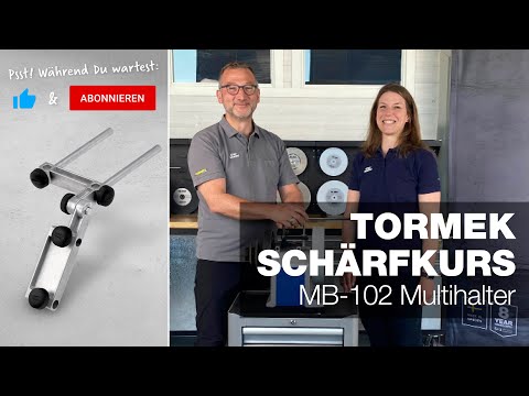 MB-102 Multihalter – Messer & flache Fasen besser Schleifen | Teil 20 | Tormek Live Schärfkurs