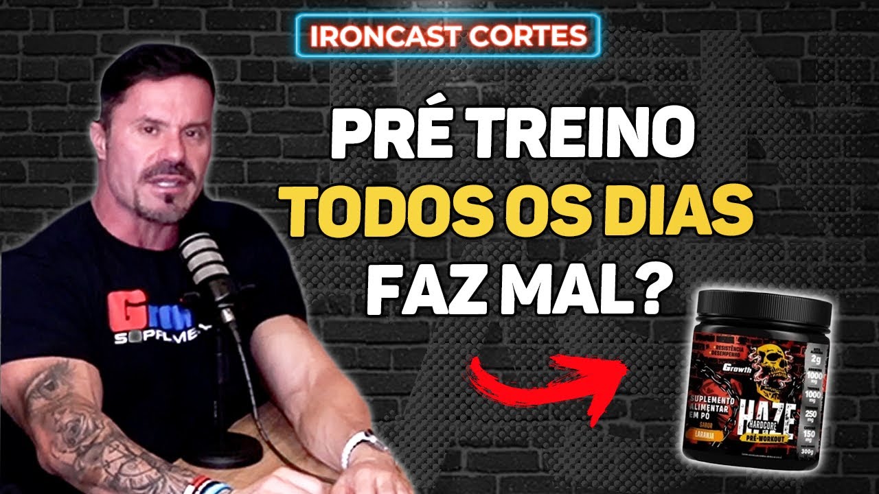 POSSO USAR PRÉ TREINO TODOS OS DIAS? CARIANI RESPONDE – IRONCAST CORTES
