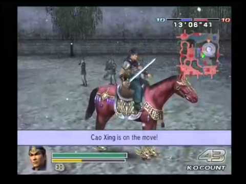 Dynasty Warriors 5: Empires - Generic Warrior (Yu Jin) Gameplay 1