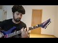 testeando guitarra tema metal