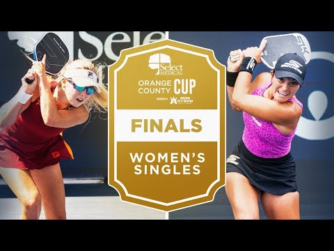 Anna Leigh Waters vs Catherine Parenteau at the Select Medical Orange County Cup