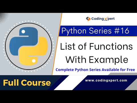 List Of Functions In Python Python Tutorial For Beginners Python In Hindi Codingxpert
