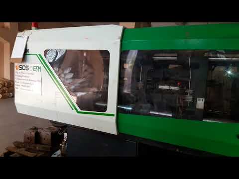 Plastic injection moulding machine 440 ton, model no.: sos-e...
