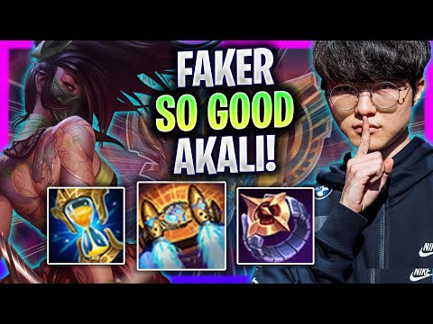 FAKER IS SO GOOD WITH AKALI! - T1 Faker Plays Akali Mid vs Twisted Fate! | Season 2023
