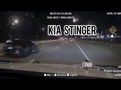 Kia Stinger Does Fly By On State Trooper Blacks Out!!!