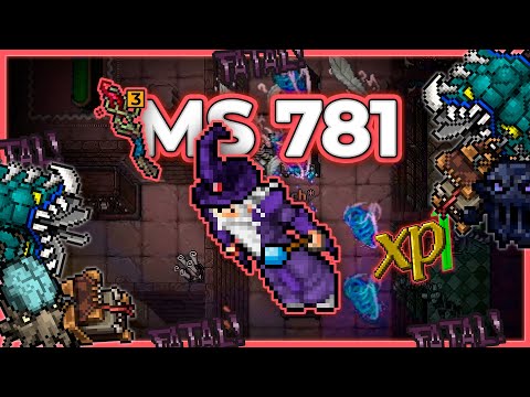 MS 781 Hunt x4 Secret Library Energy Section 7.9kk/h Raw + 1.6kk Profit - Tibia Hunt [13.21] #tibia