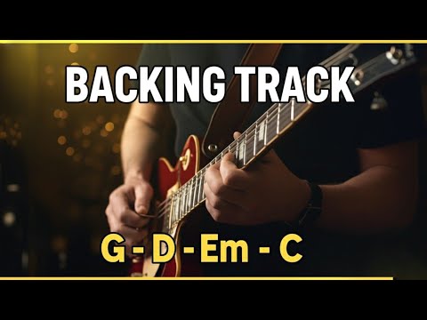 Beautiful Backing Track in G | G - D - Em - C | Guitar Jam Track for Practice & Improvisation
