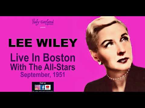 LEE WILEY Live In Boston 1951 w/ Muggsy Spanier George Wein John Field Barrett Deems Nat Hentoff