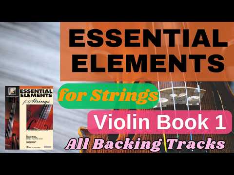 Essential Elements for Violin Book 1  | All backing tracks