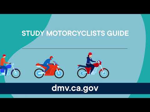 Preparing for the motorcycle driving test
