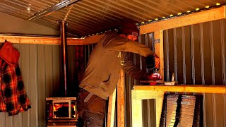LIVING OFF GRID AND BUILDING A HEATED WORKSHOP