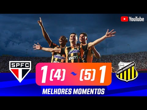 Gols e lances de São Paulo x Novorizontino