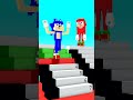 DANCE STAIRS RACE with Sonic and Knuckles #shorts