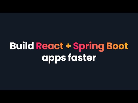Hilla in 50 seconds⚡️ Build React + Spring Boot apps faster