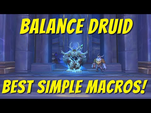 Balance Druid: Best SIMPLE Macros in Shadowlands!