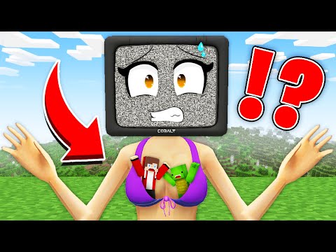 Sneaky Minecraft Hide in TV Woman's Underwear!