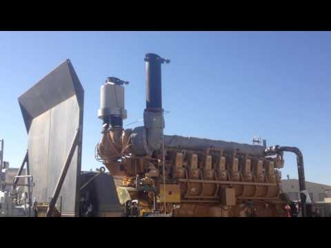 CAT G3616 driving a Ruhrpumpen pump Open Exhaust!