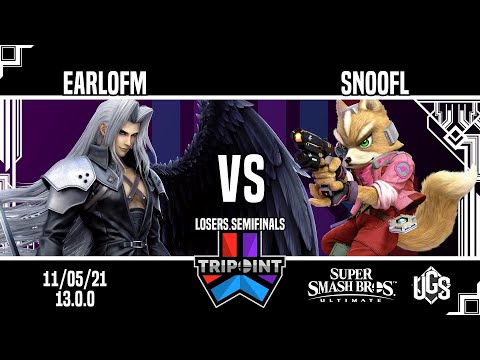 Tripoint Smash 119 - Losers Semifinals - EarlOfM(Sephiroth) Vs. SNooFL(Fox)