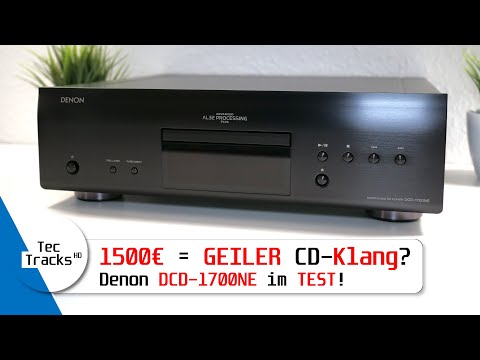 📀💿 1500€ = GEILER CD-Klang? 🤔 | DENON DCD-1700NE Super Audio-CD-Player im Test! | TecTracks HD