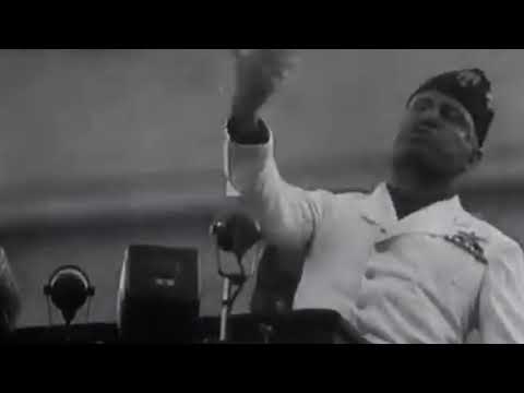 let's see how mussolini's hand turns into a helicopter