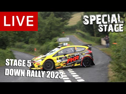 LIVE! Carryduff Forklift Down Rally 2023 - Stage 5