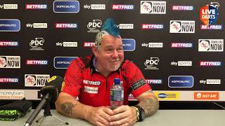 Peter Wright: “I just try to wind them all up, If they bite, they bite. I'm backing up what I said”