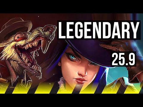TWITCH & Yuumi vs CAITLYN & Gragas (ADC) | 12/2/8, Legendary | EUW Diamond | 25.9